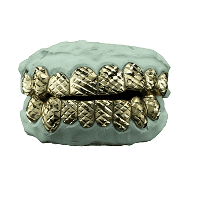 Gold diamond 2025 cut grillz