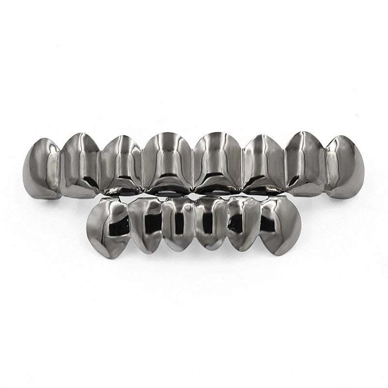 Rhodium Black Plated Grillz Rhino Grillz
