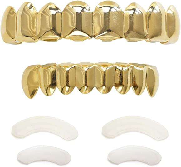 8 On 8 Gold Plated Grillz