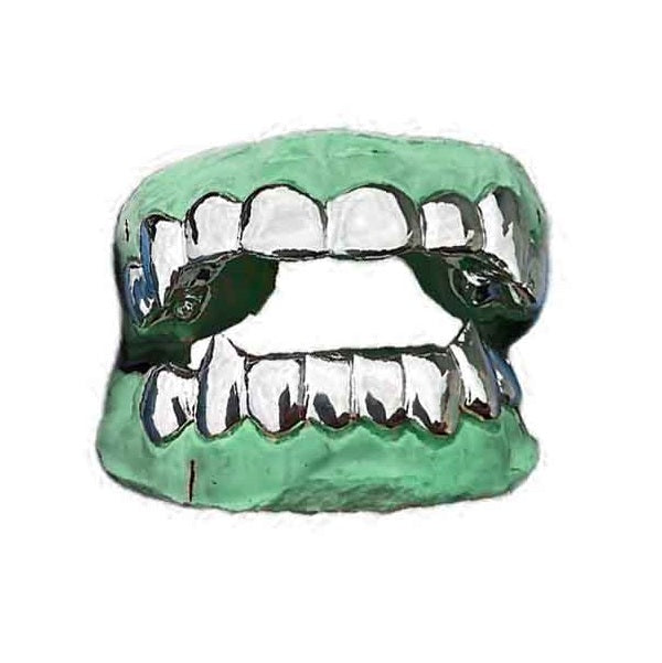 .925 Sterling Plata Vampiro  colmillo Grillz [Custom]