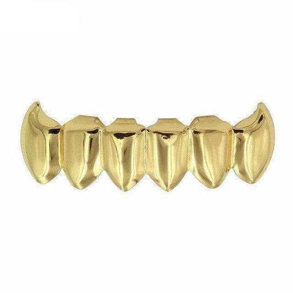 Bottom Canine Grillz Gold