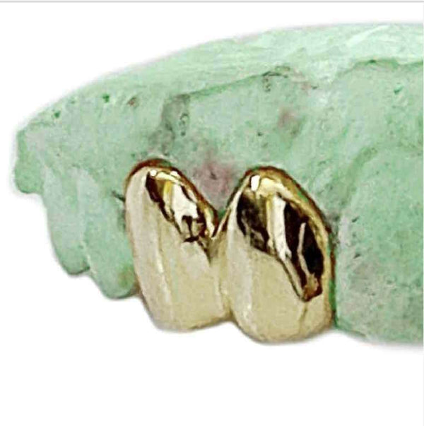 [Custom] .925 Sterling Silver Double Teeth Grillz Cap