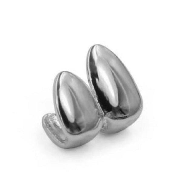 2 Teeth Grillz Silver – Rhino Grillz