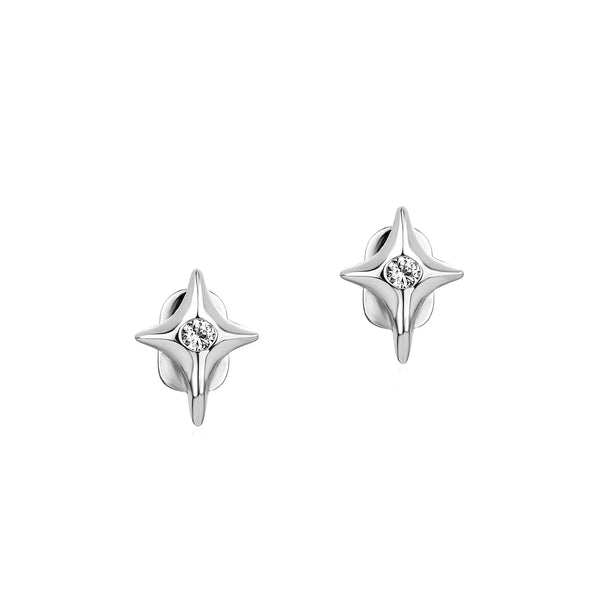 [Double] 4 Point Silver Star Grillz