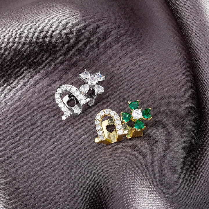 [Double] Emerald Cross Grillz