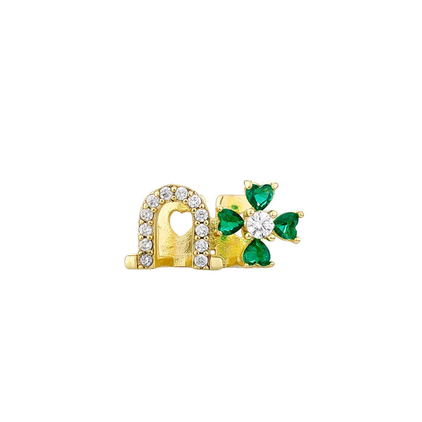 [Double] Emerald Cross Grillz
