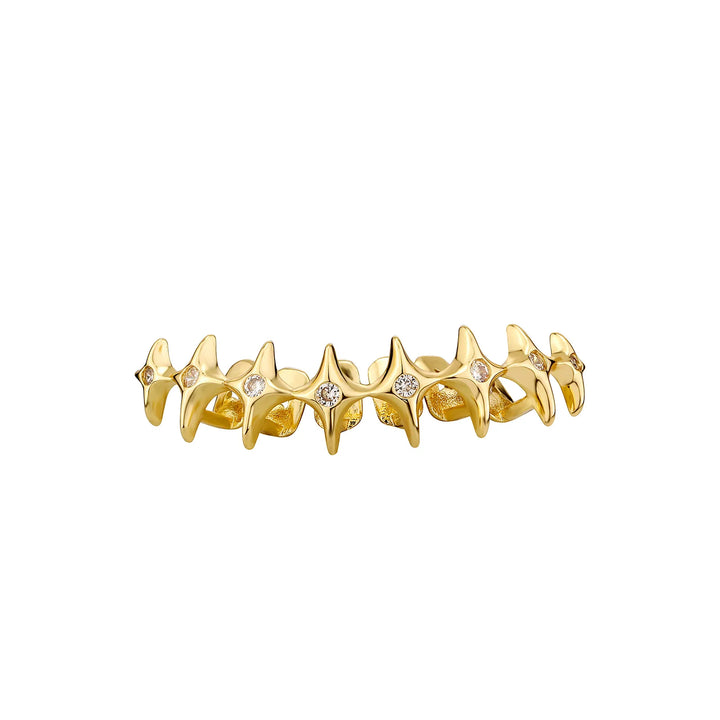 [Full Set] Multiple Row Star Grillz