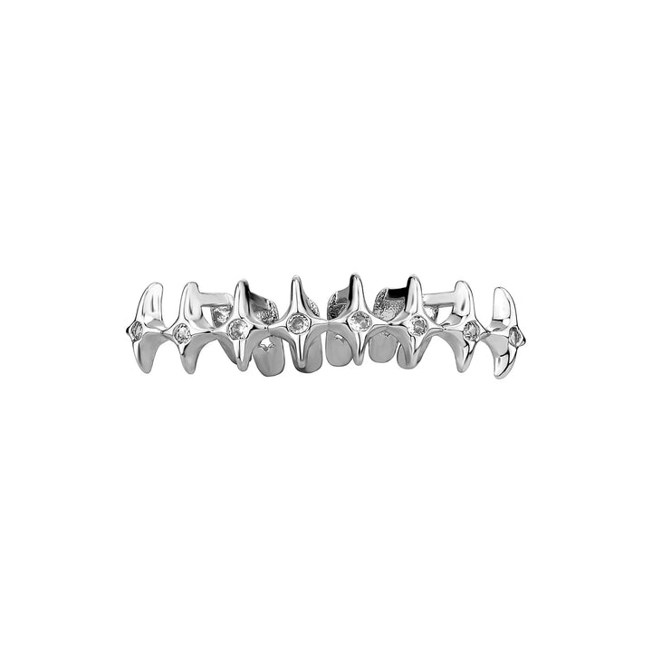 [Full Set] Multiple Row Star Grillz