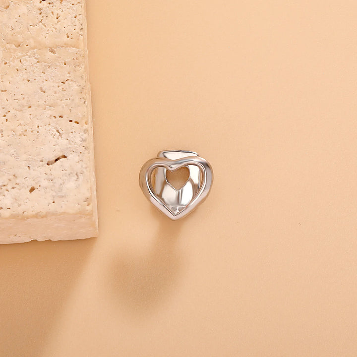 Open Face Gold Heart Grillz [Single]