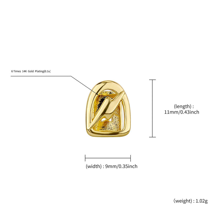 [Single] Gold Lightning Grillz
