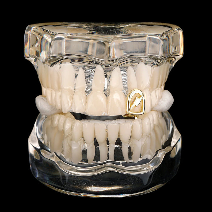 [Single] Gold Lightning Grillz