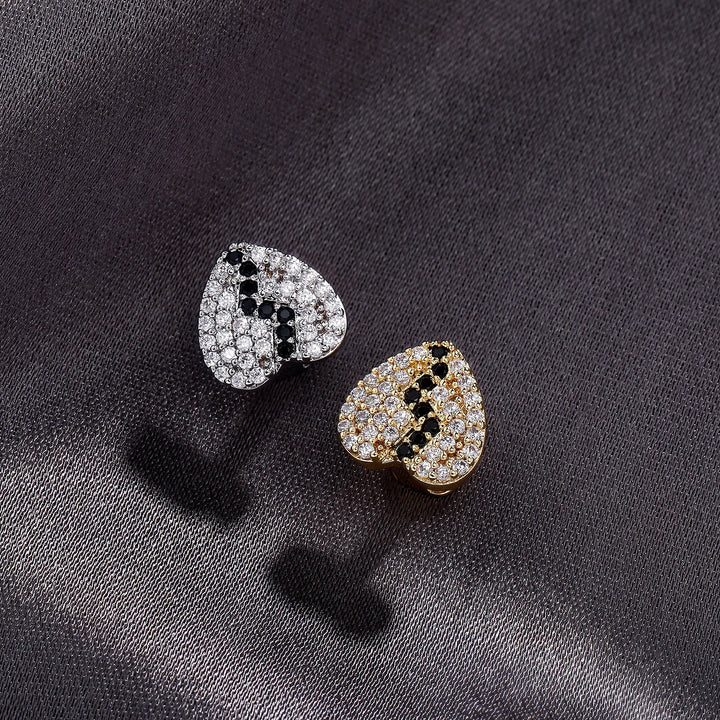 [Single] Gold Studded Broken Heart Grillz