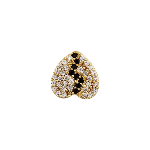 [Single] Gold Studded Broken Heart Grillz