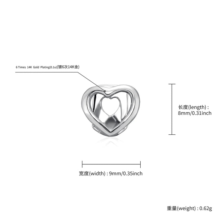 [Single[ Open Face Heart Grillz