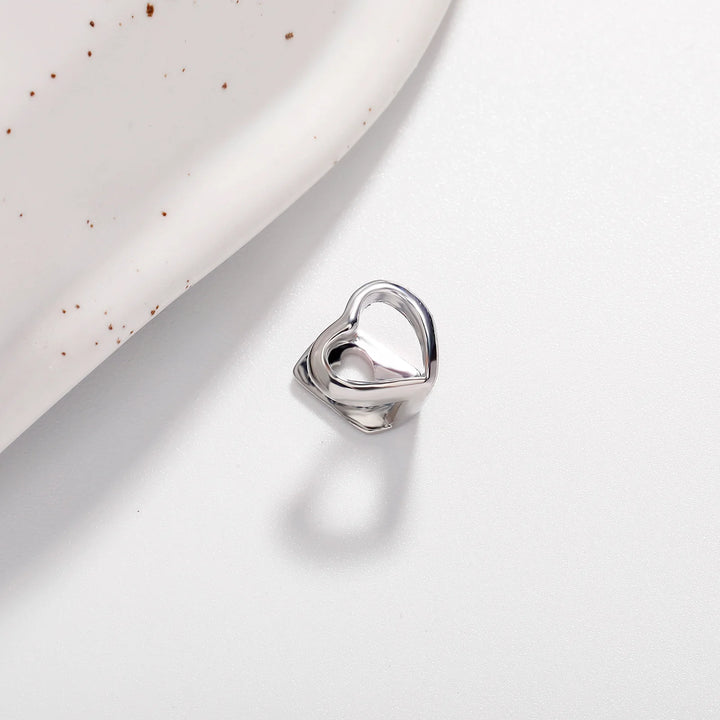 [Single[ Open Face Heart Grillz