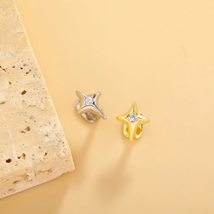 [Single]4 Point Gold Star Grillz