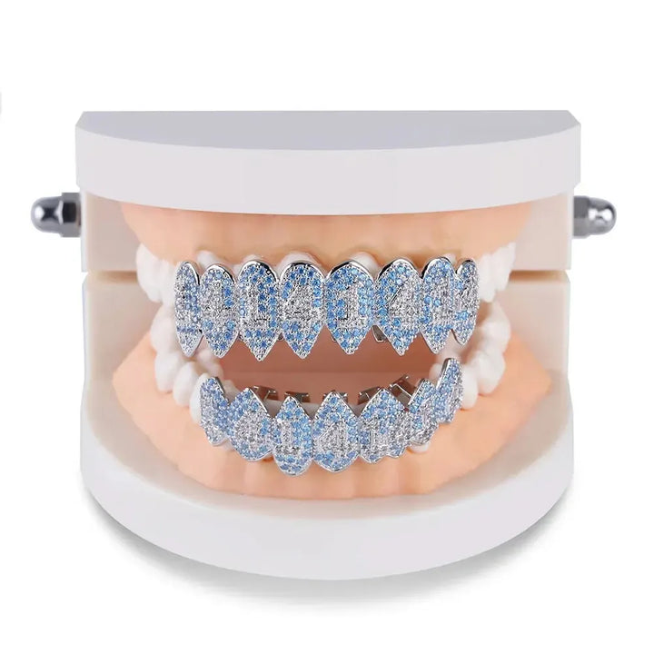 [Top and Bottom] Icedout Shark Grillz