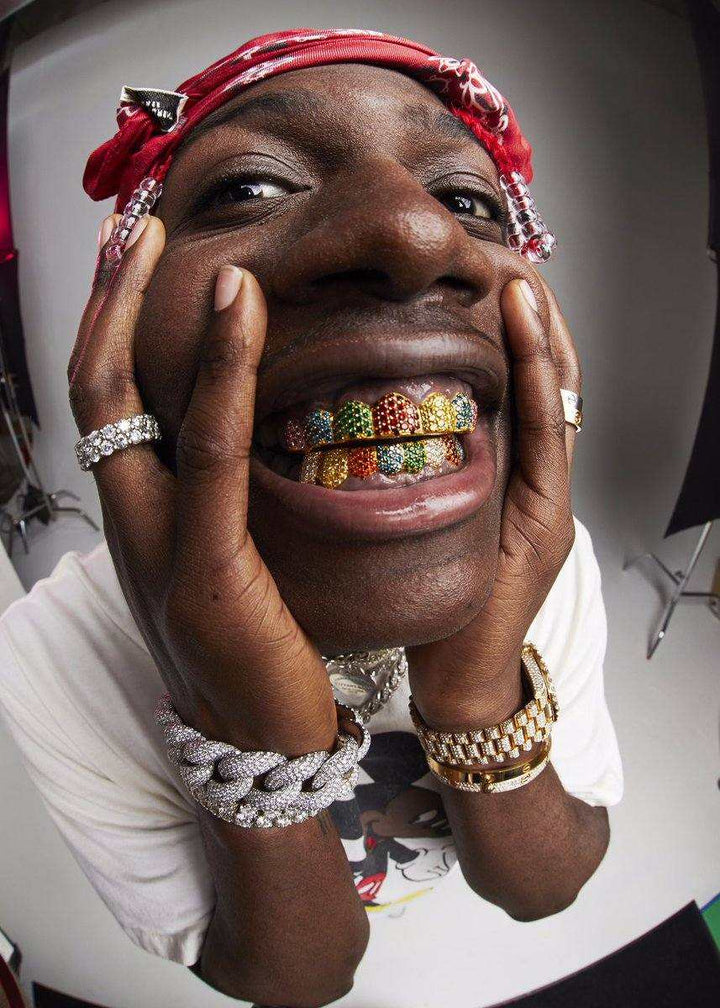 Lil Rhino Rapper Lil Yachty Rainbow Grillz – Rhino Grillz