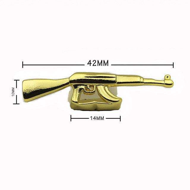 [Single Tooth] Gold Ak47 Gun Grillz