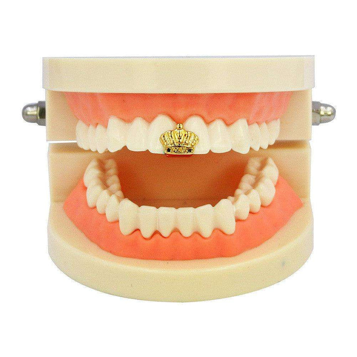 [Single Tooth] Rose Gold Crown Grill