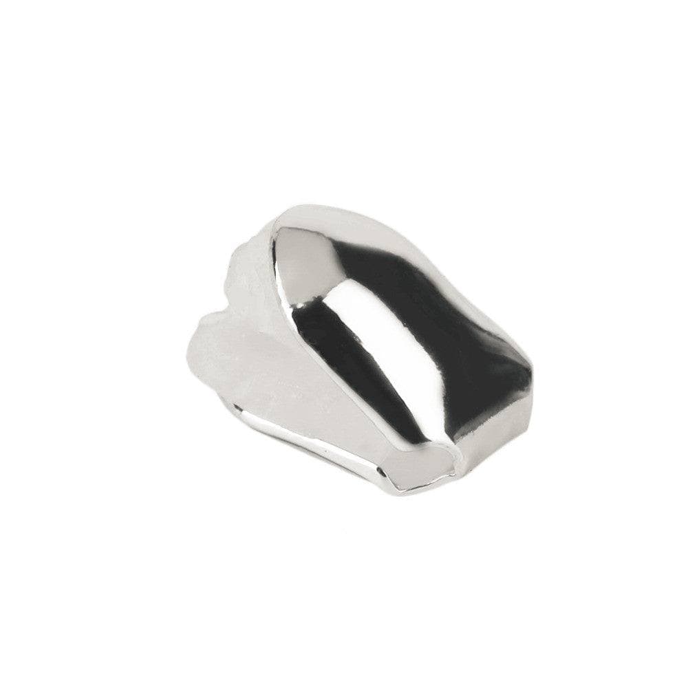 [Single Tooth] Standard Silver Tooth Grill – Rhino Grillz