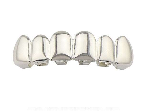 [Top] 6 Tooth Silver Grillz