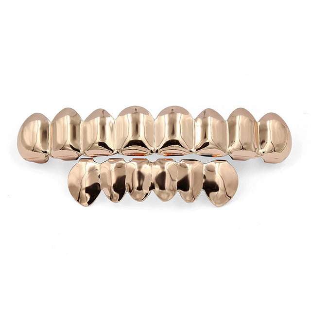 Rose Gold Plated Grillz Rhino Grillz